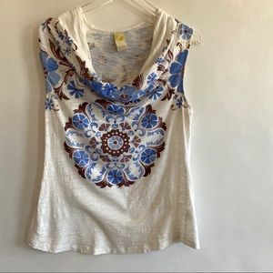 Anthropologie sleeveless top size large